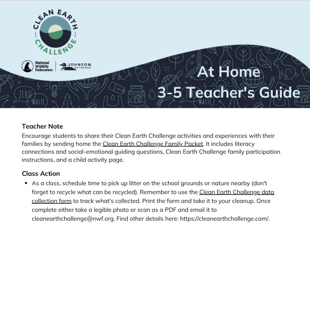 At Home 3-5 Teacher's Guide
